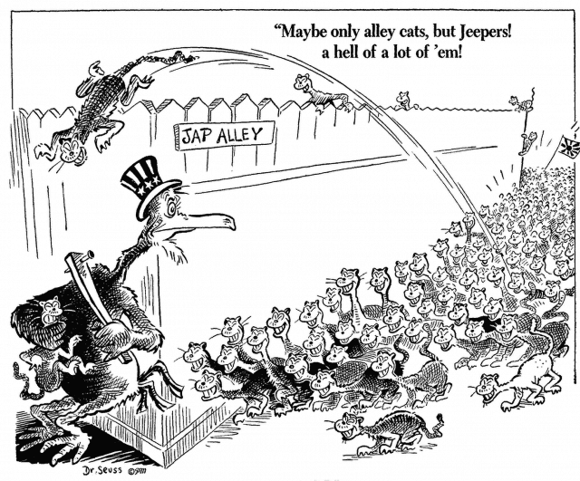 anti-Japanese political cartoon by Theodor Geisel
